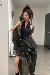 BORIS BIDJAN SABERI Plant-Dyeing Skirt WSKIRT1 FTS10001